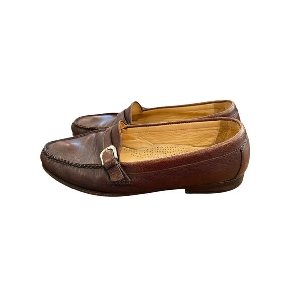 Martin Dingman Classic Diamond Mens 10M Buckle Loafer Brown Slip On Shoe main image 15